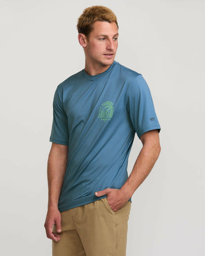 Last Night Loose Fit Short Sleeve Surf Tee - Bay Blue | Billabong