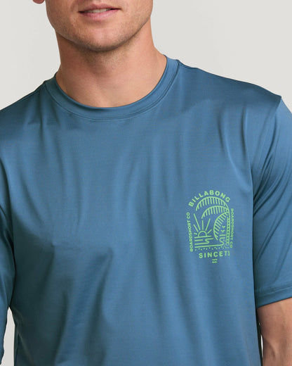 Last Night Loose Fit Short Sleeve Surf Tee - Bay Blue | Billabong