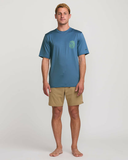 Last Night Loose Fit Short Sleeve Surf Tee - Bay Blue | Billabong