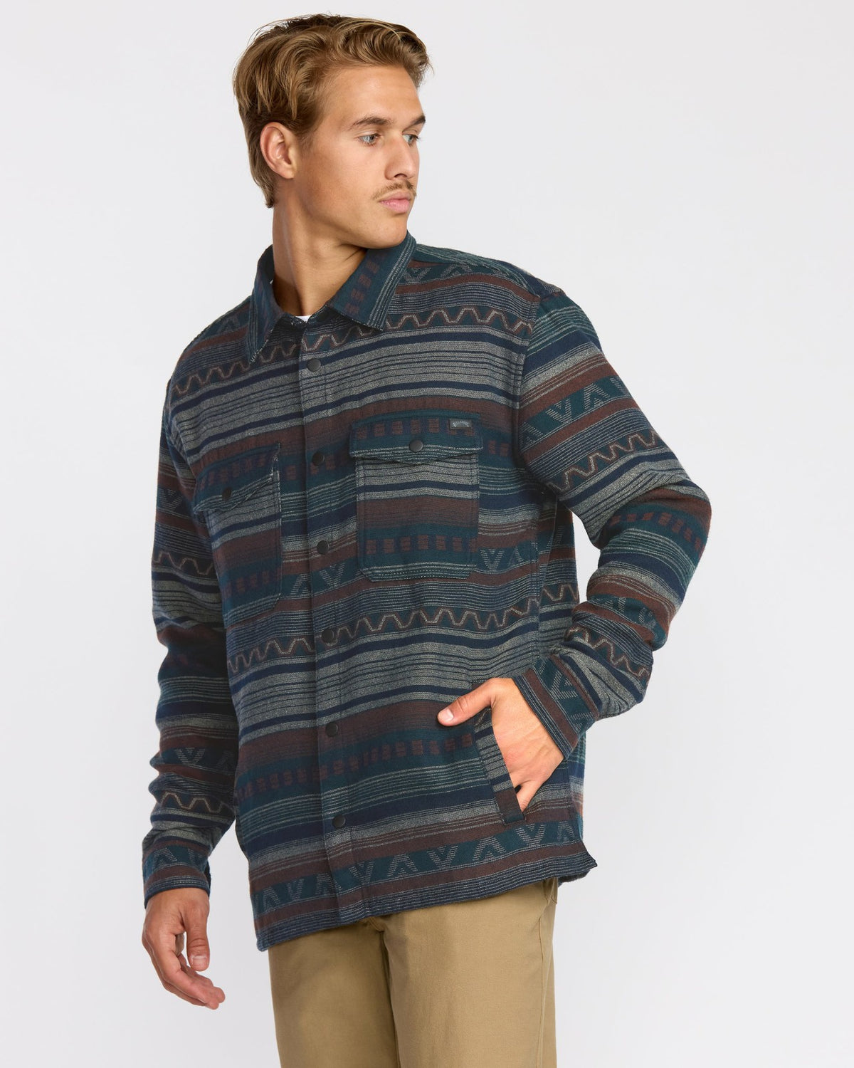 Lodge Long Sleeve Shirt - Chino | Billabong