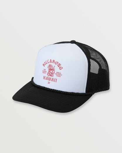 Mai Tai Hi Foam Trucker Hat - Black White | Billabong