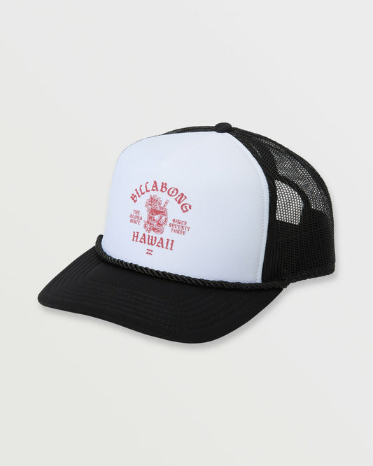 Mai Tai Hi Foam Trucker Hat - Black White | Billabong