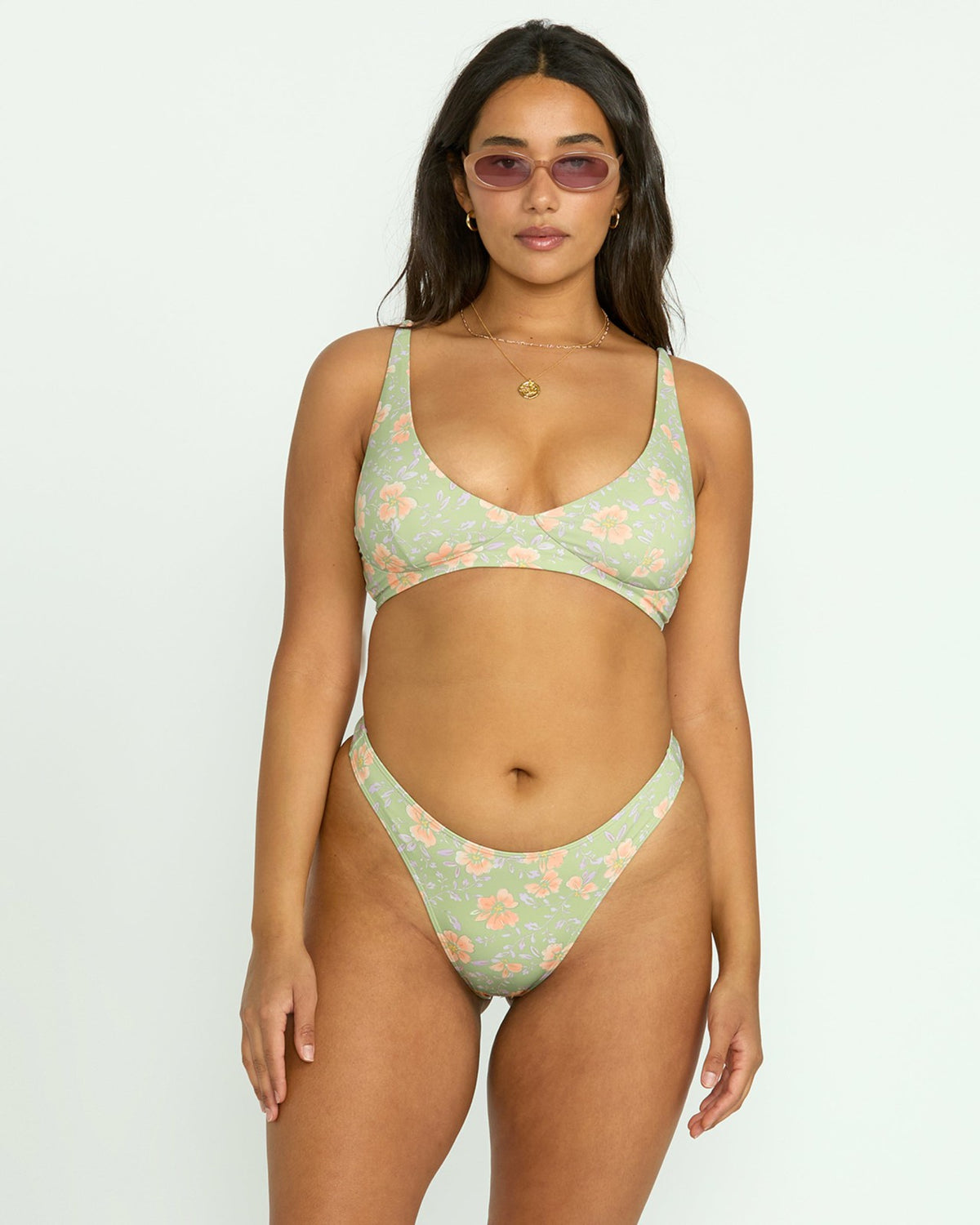 More To Sea Skimpy Hike Bikini Bottom - Pistachio | Billabong
