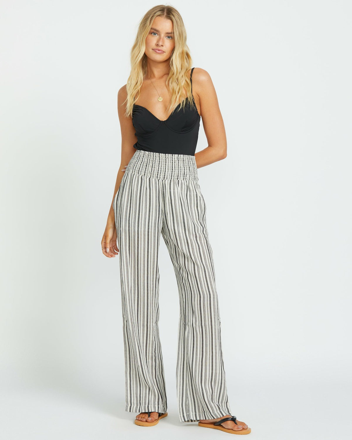 New Waves 2 Elastic Waist Pants - Black Pebble | Billabong