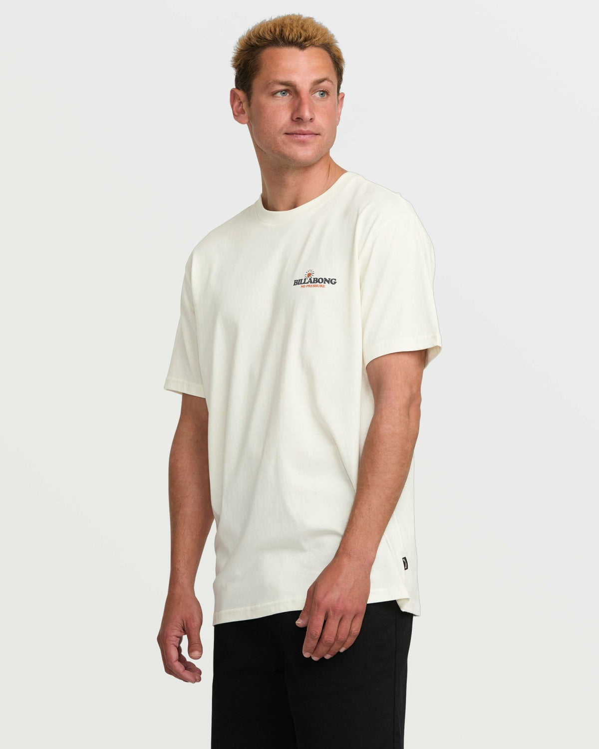 No Pressure Premium Tee - Off White | Billabong
