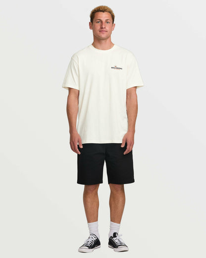 No Pressure Premium Tee - Off White | Billabong