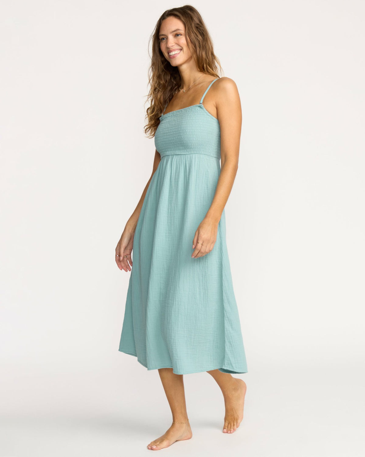 Off The Coast Dress - Blue Fog | Billabong