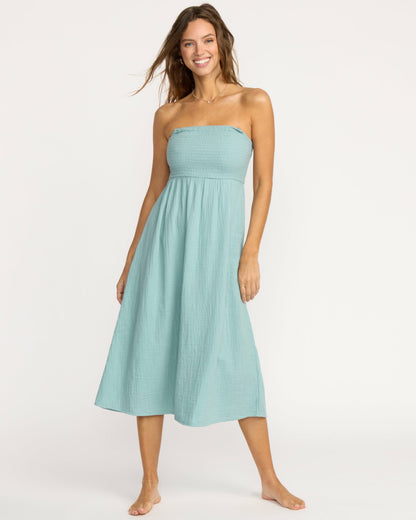 Off The Coast Dress - Blue Fog | Billabong