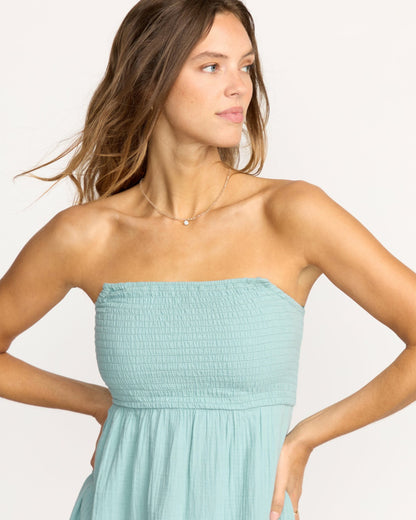 Off The Coast Dress - Blue Fog | Billabong