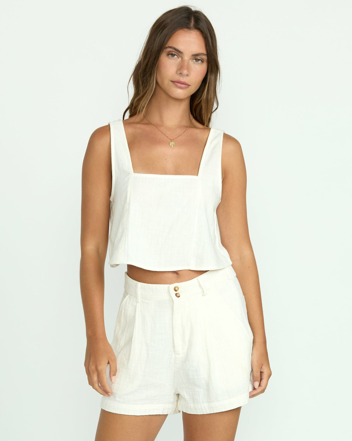Open Skies Woven Tank - Salt Crystal | Billabong