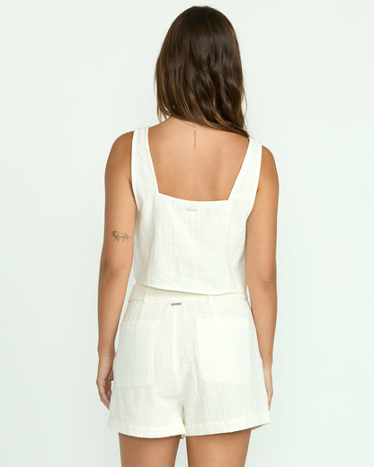 Open Skies Woven Tank - Salt Crystal | Billabong