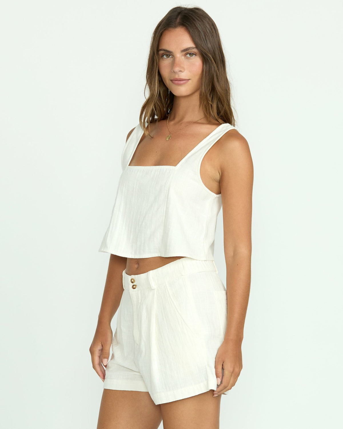 Open Skies Woven Tank - Salt Crystal | Billabong