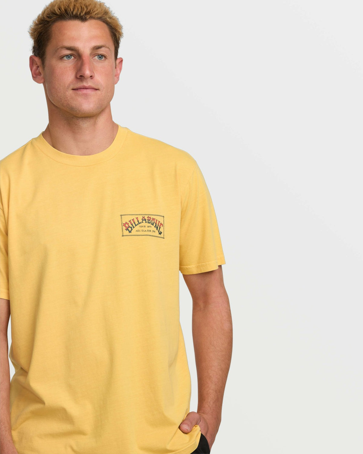 Original Arch Premium Wave Wash Tee - Vintage Gold | Billabong