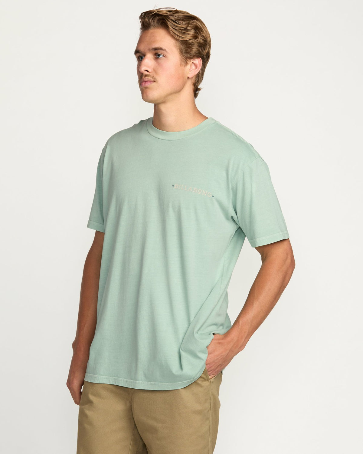 Paise Haze Premium Wave Wash Tee - Mist Green | Billabong
