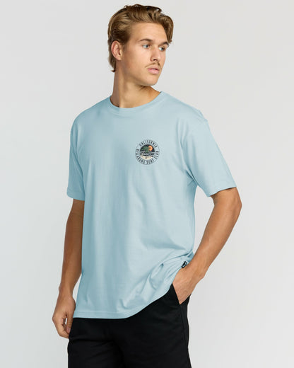 Palm Beach Ca Premium Short Sleeve T-Shirt - Coastal Blue | Billabong
