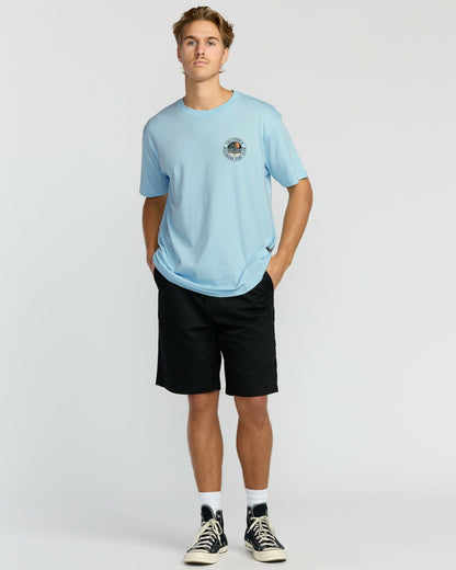 Palm Beach Ca Premium Short Sleeve T-Shirt - Coastal Blue | Billabong