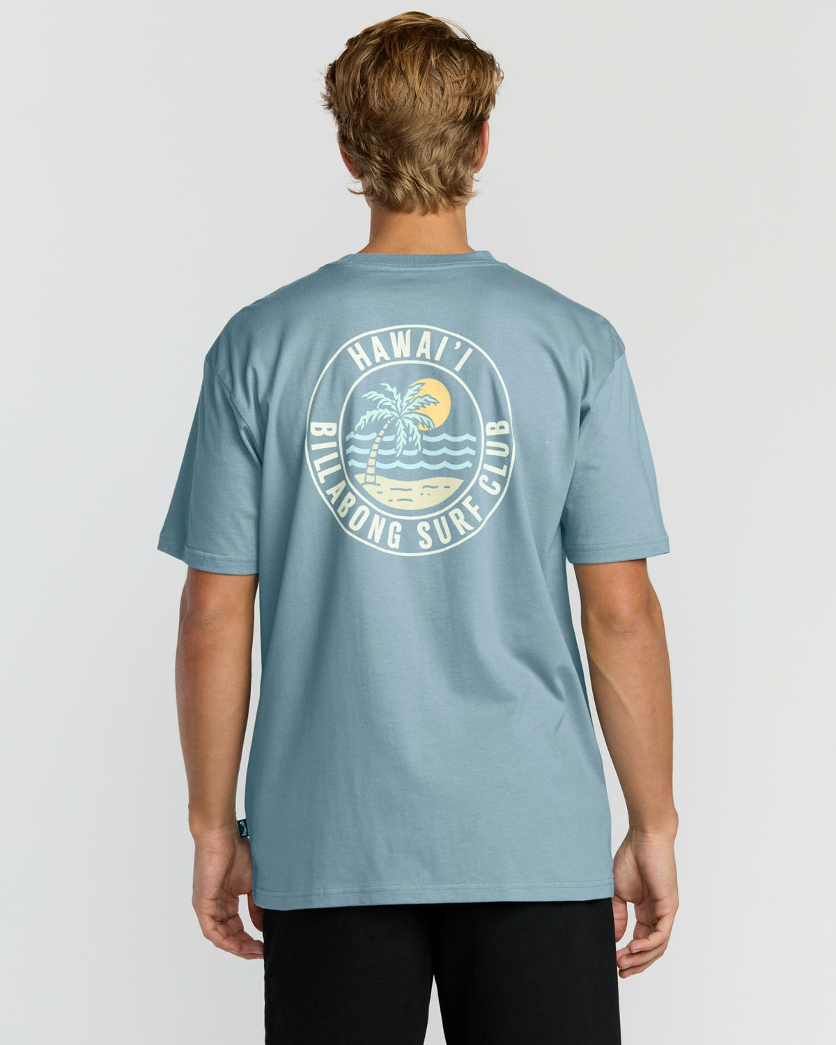 Palm Beach Hi Premium Short Sleeve T-Shirt - Washed Blue | Billabong