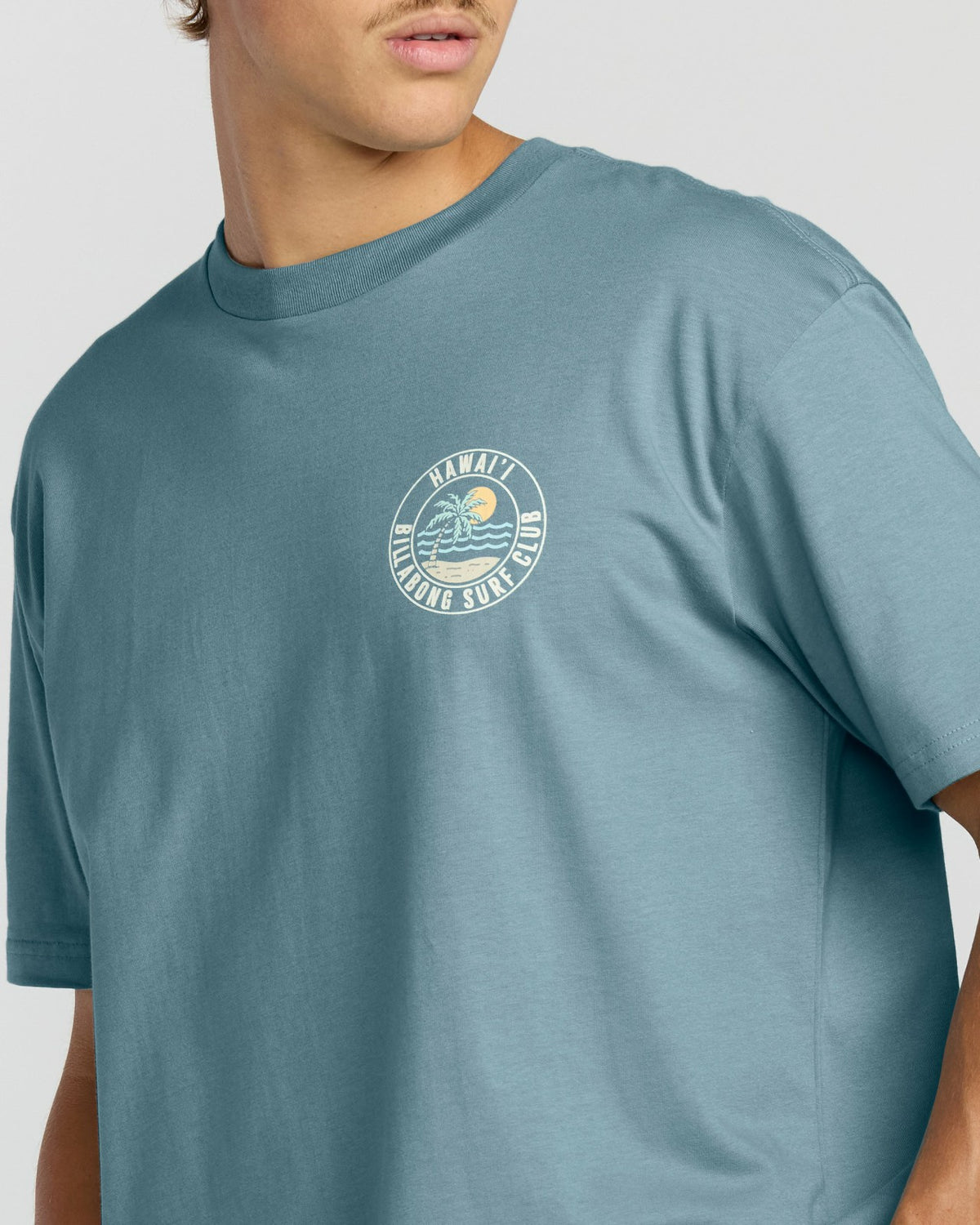 Palm Beach Hi Premium Short Sleeve T-Shirt - Washed Blue | Billabong