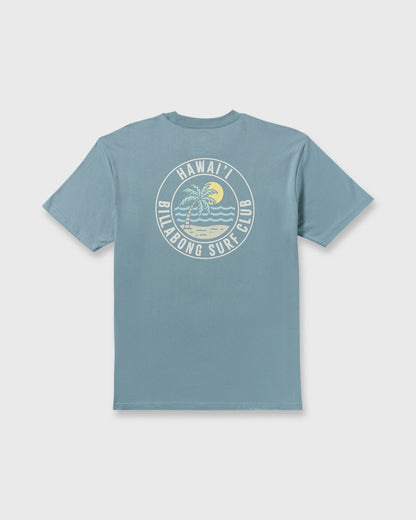 Palm Beach Hi Premium Short Sleeve T-Shirt - Washed Blue | Billabong