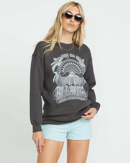Palm Classics Crew Sweatshirt - Off Black | Billabong