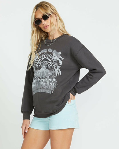 Palm Classics Crew Sweatshirt - Off Black | Billabong