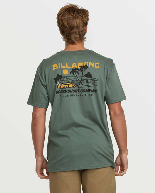 Palm Springs Premium Tee - Dark Slate | Billabong