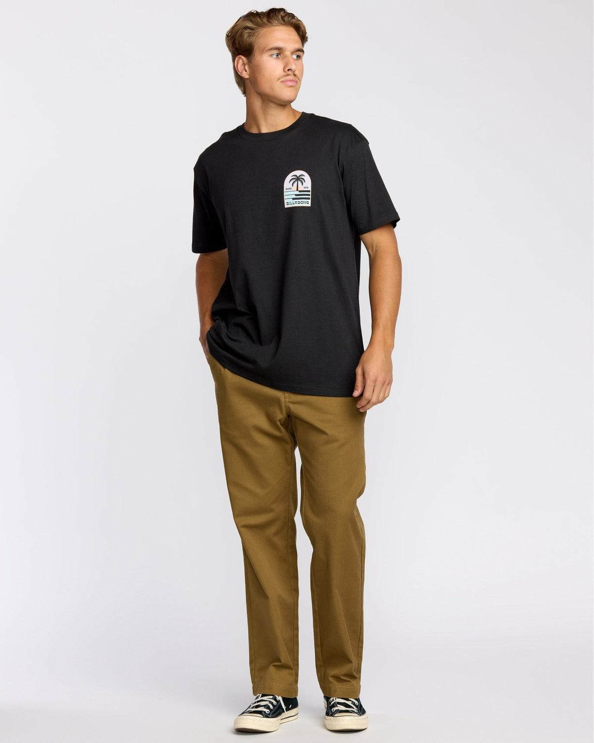 Portal Premium Short Sleeve T-Shirt - Washed Black | Billabong