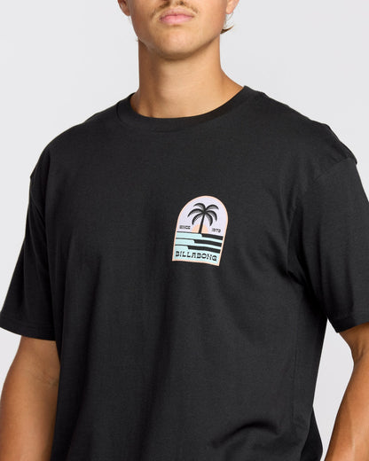 Portal Premium Short Sleeve T-Shirt - Washed Black | Billabong
