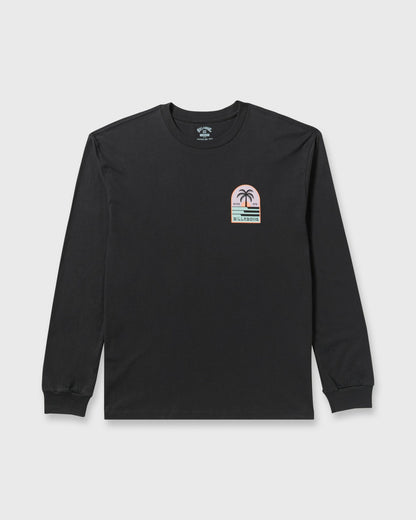 Portal Regular Long Sleeve T-Shirt - Washed Black | Billabong
