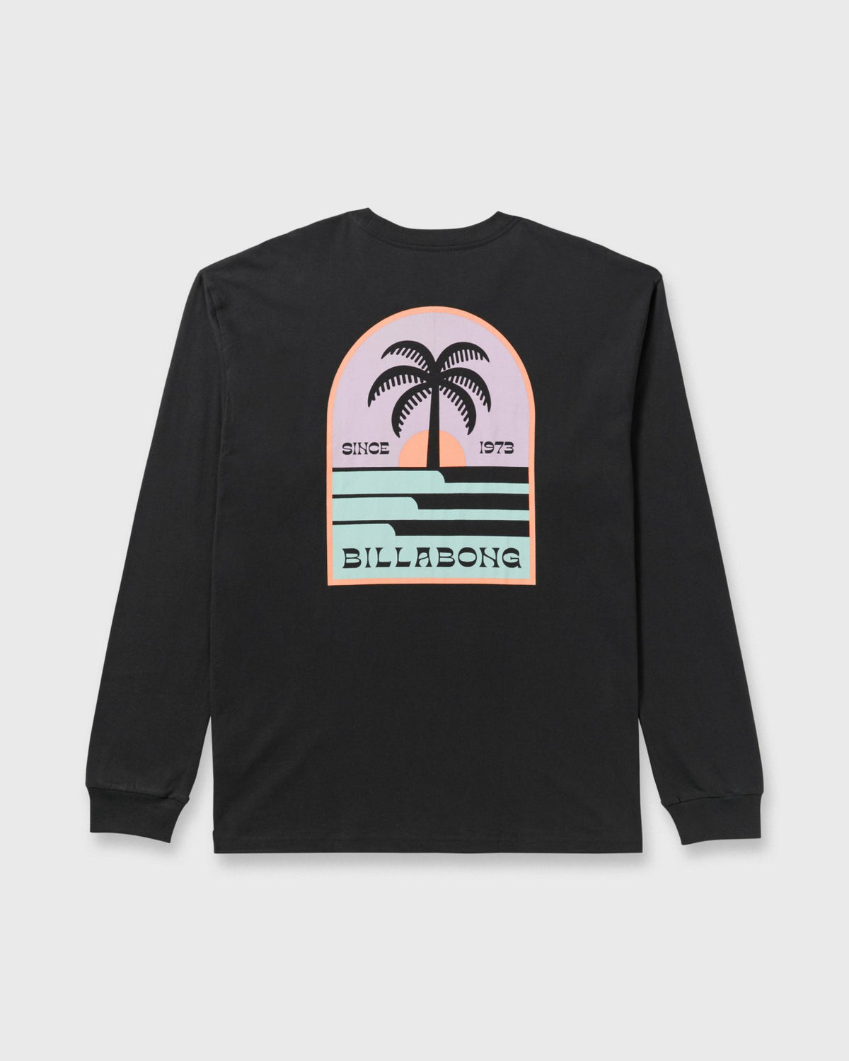 Portal Regular Long Sleeve T-Shirt - Washed Black | Billabong