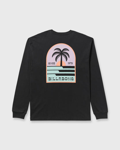 Portal Regular Long Sleeve T-Shirt - Washed Black | Billabong
