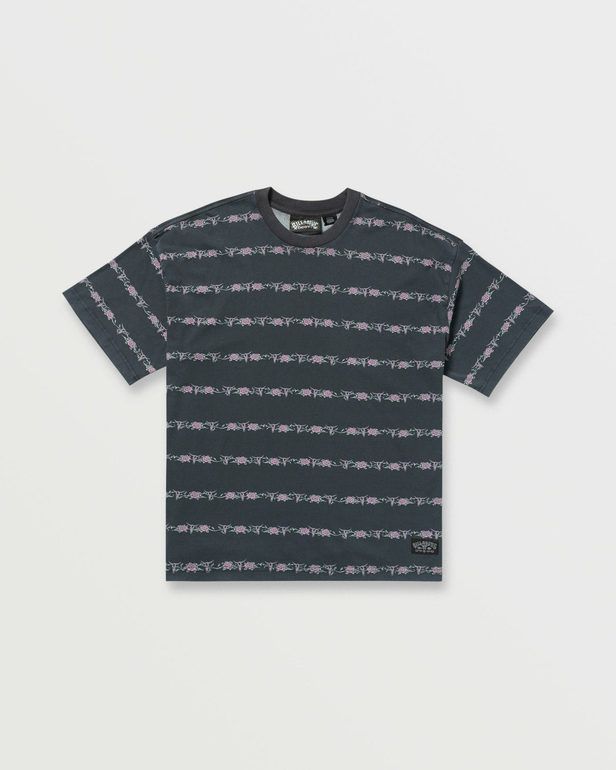 Raging Bull Stripe Tee - Washed Black | Billabong