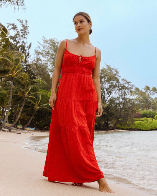 Red Aloha Maxi Dress - Red Aloha | Billabong