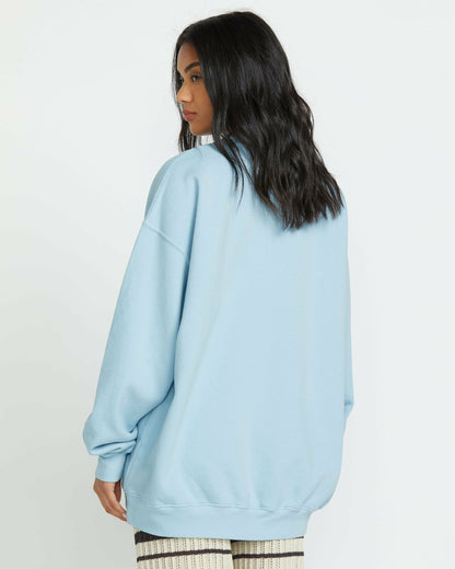 Ride In Crew Sweatshirt - Washed Chambray | Billabong