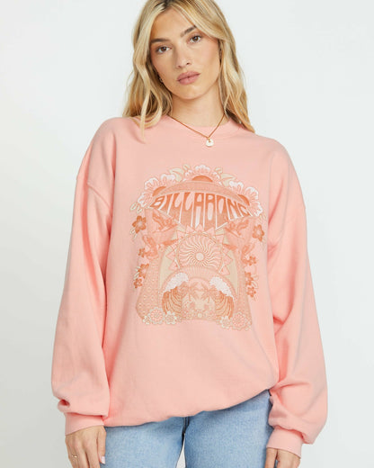 Ride In Crew Sweatshirt - Peach Kiss | Billabong