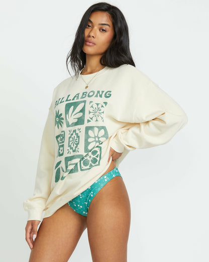Ride In Crew Sweatshirt - Whitecap | Billabong