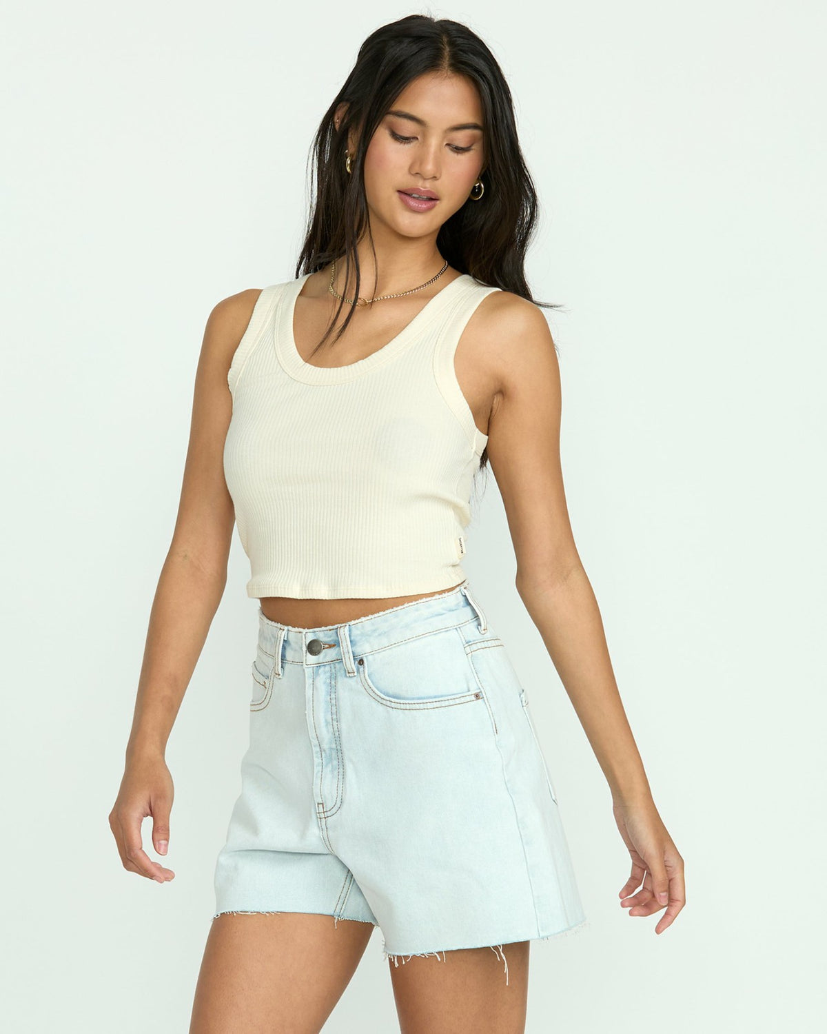 Riley Cut-Off Denim Shorts - Acid Wash | Billabong