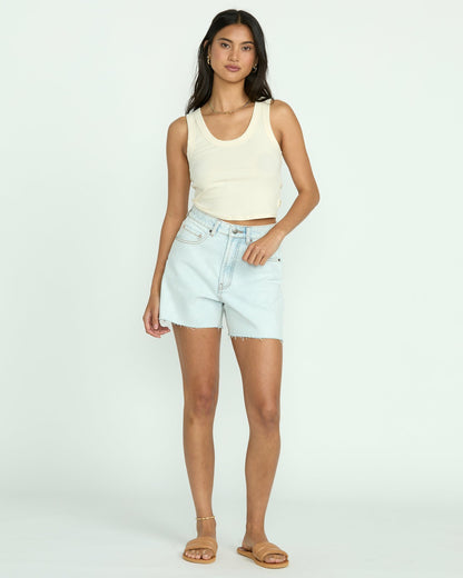 Riley Cut-Off Denim Shorts - Acid Wash | Billabong