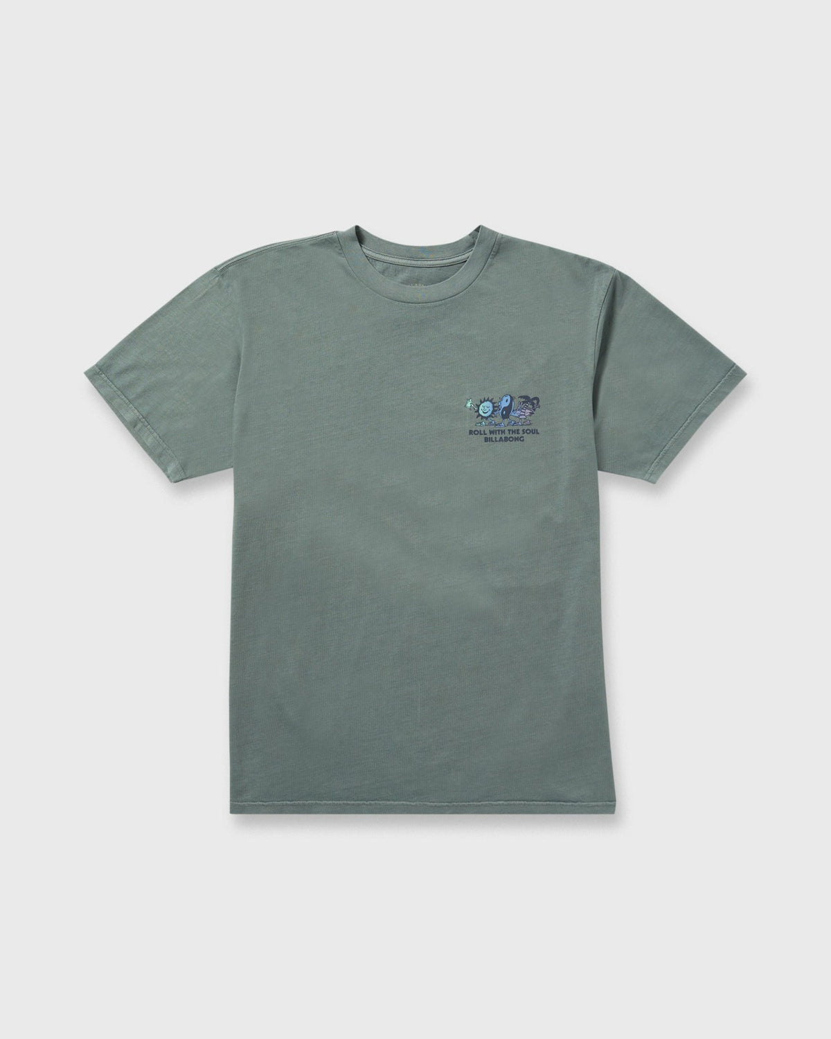 Roll Premium Wave Wash Short Sleeve Tee - Dark Slate | Billabong