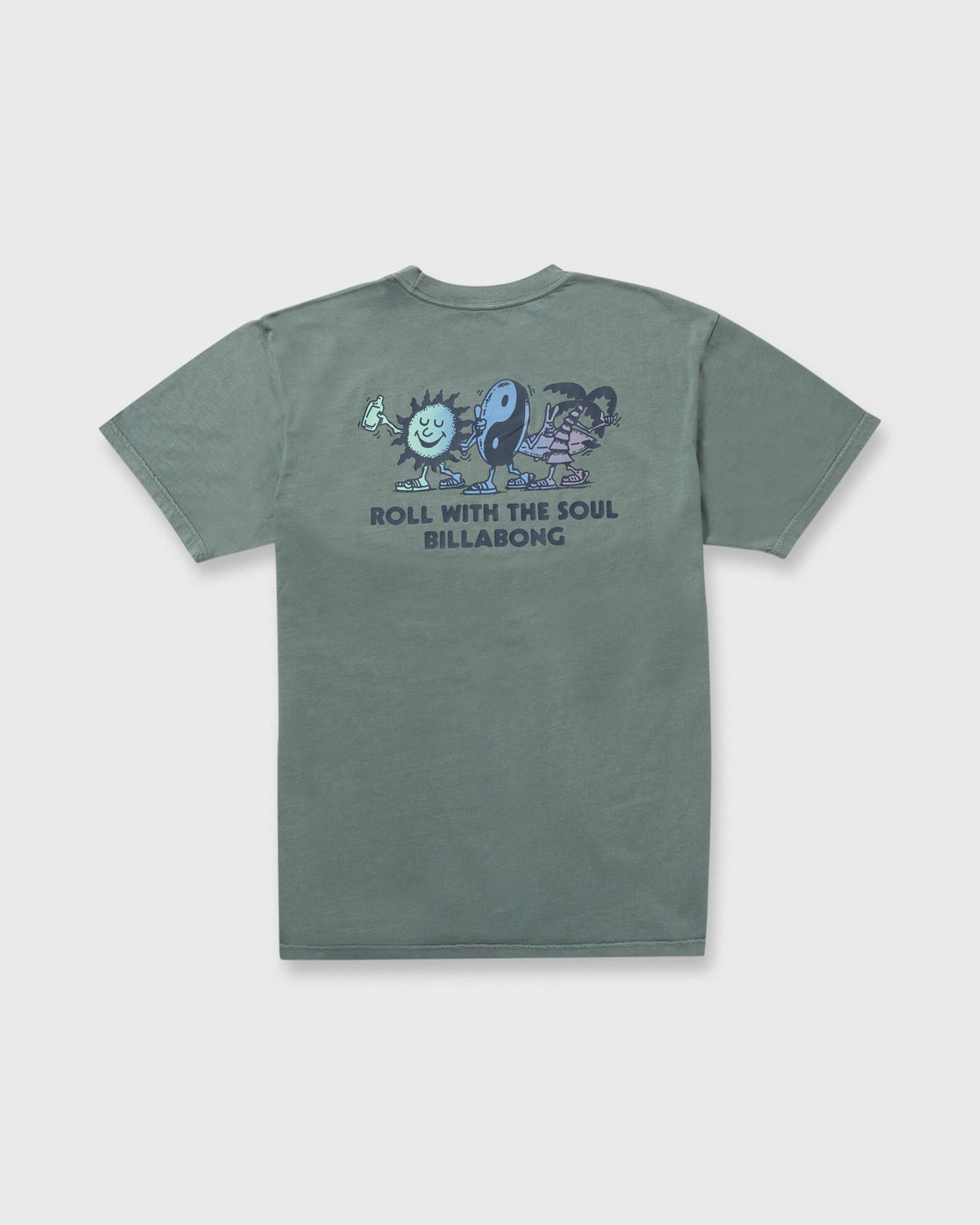 Roll Premium Wave Wash Short Sleeve Tee - Dark Slate | Billabong
