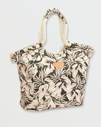 Rope Tote Bag - Black Floral | Billabong