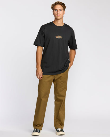 Rose Arch Regular Short Sleeve T-Shirt - Washed Black | Billabong