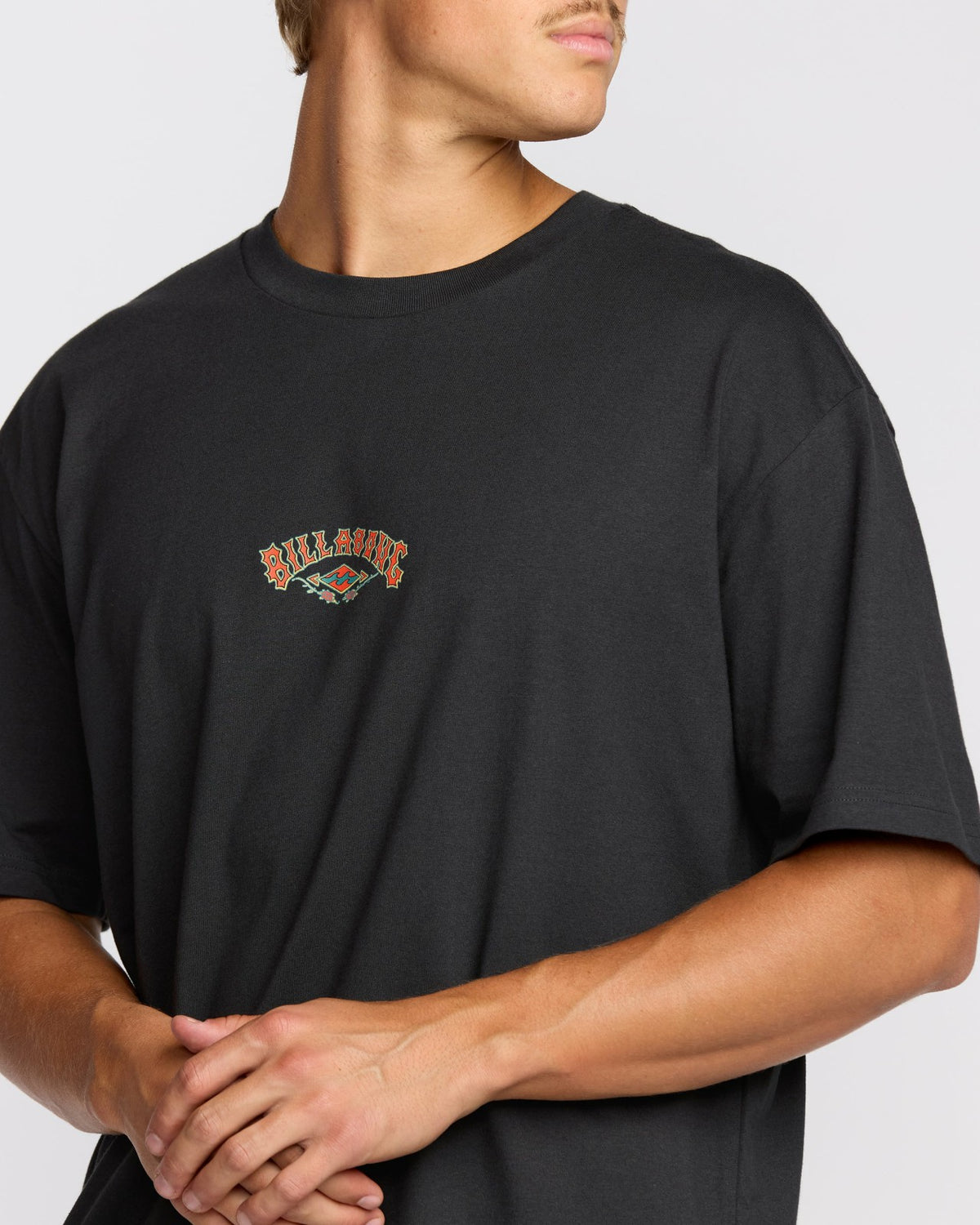 Rose Arch Regular Short Sleeve T-Shirt - Washed Black | Billabong