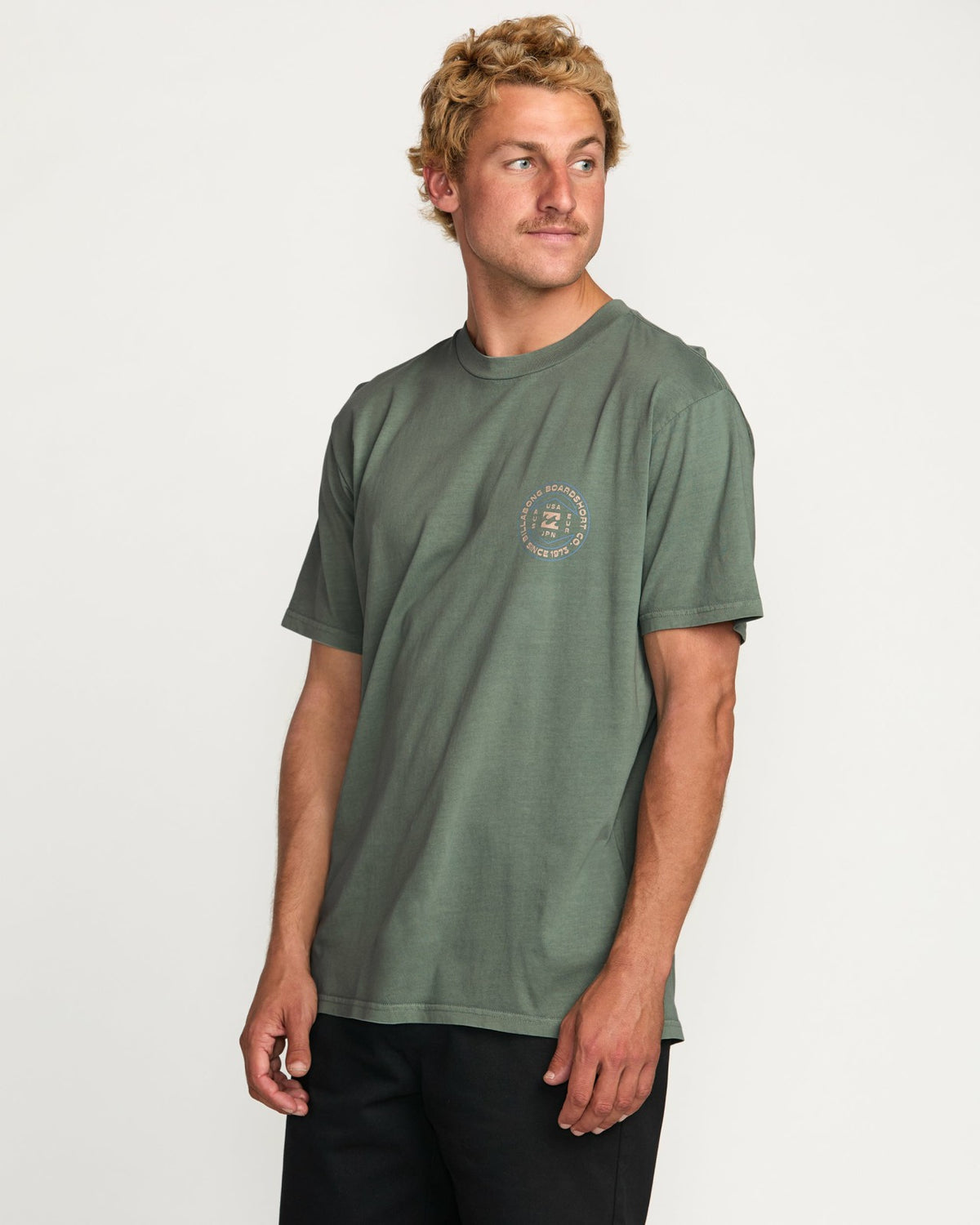 Rotation Premium Wave Wash Tee - Pine | Billabong