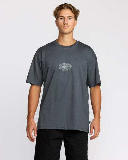 Rotor Diamond Regular Short Sleeve T-Shirt - Midnight Blue | Billabong