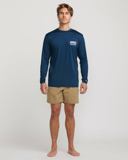 Runner Loose Fit Long Sleeve Surf Tee - Midnight | Billabong
