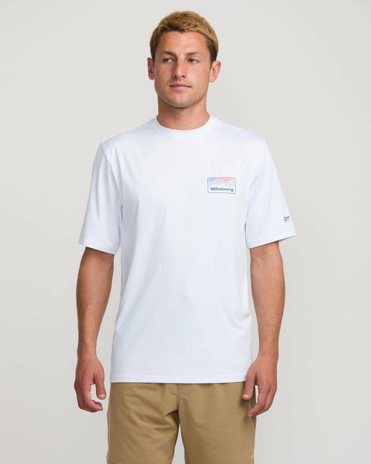 Runner Loose Fit Short Sleeve Surf Tee - White | Billabong