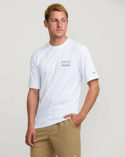 Runner Loose Fit Short Sleeve Surf Tee - White | Billabong