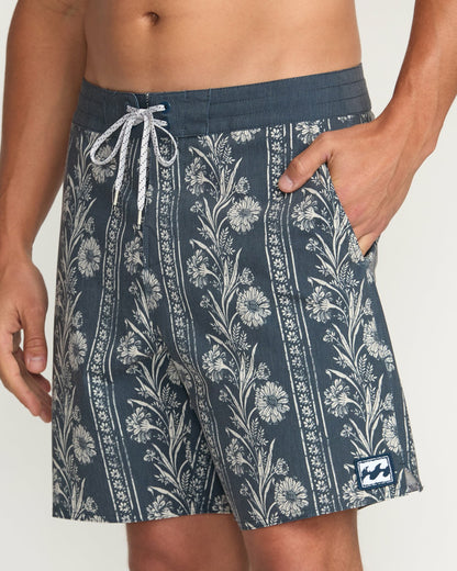Sandtrax Lo Tide Boardshorts - Aged Indigo | Billabong