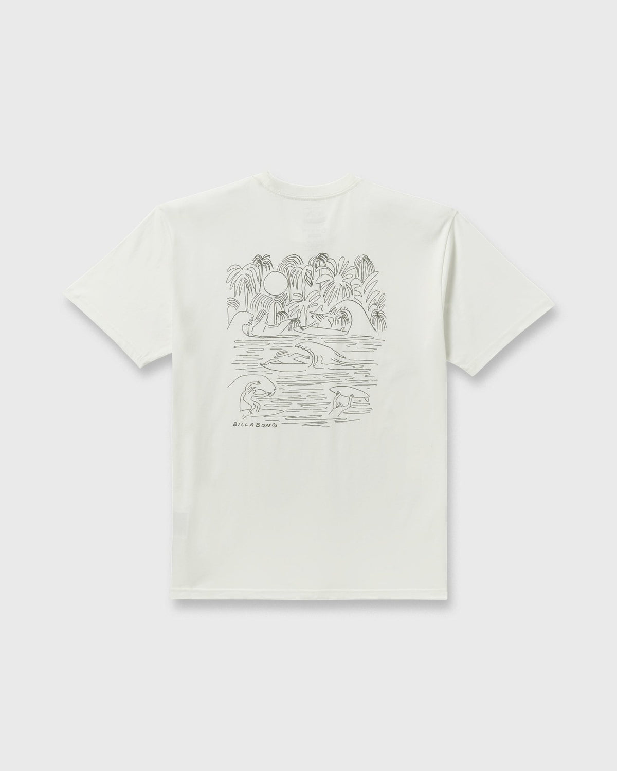 Scenes Regular Short Sleeve T-Shirt - Off White | Billabong